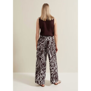 Phase Eight Anna Printed Wide Leg Trousers